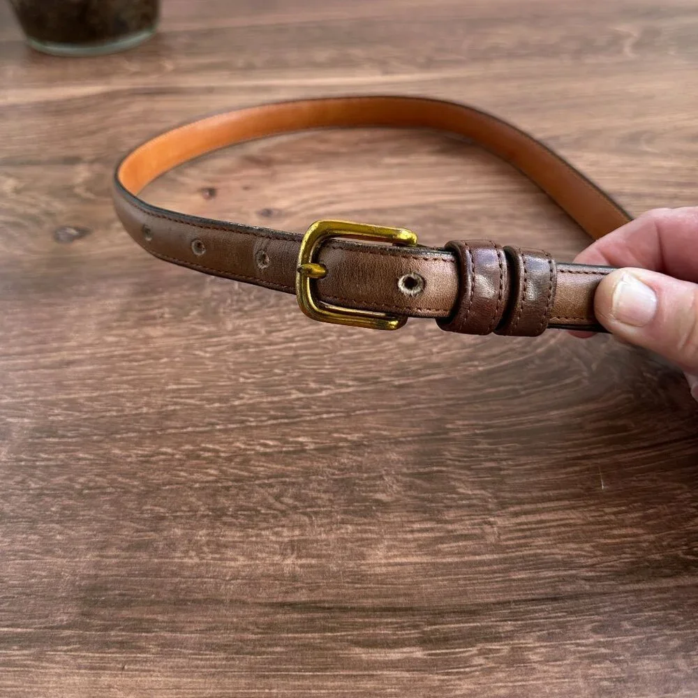Coach Brown Leather Belt 26